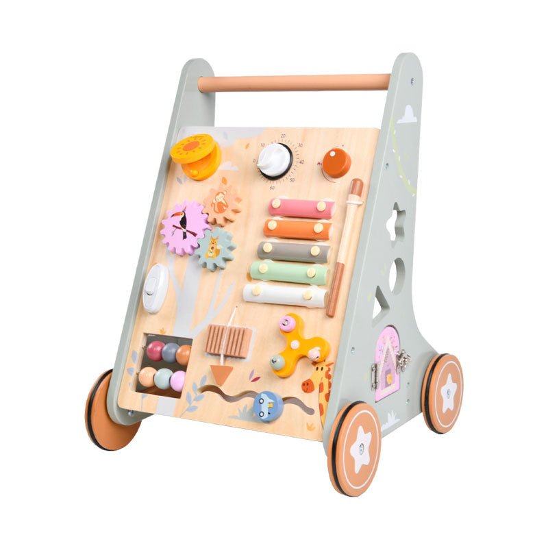 Baby Wooden 13 - in - 1 Activity Walker - Preschool mall - Preschool Supplies & Educational Toys