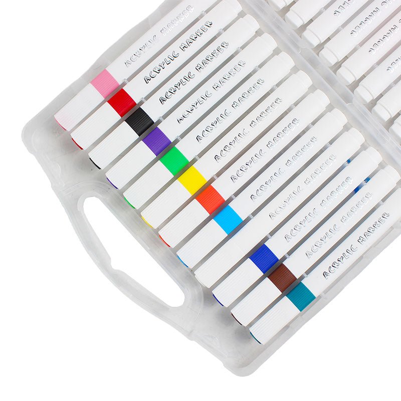 24 Color Acrylic Triangle Markers 2076 - Preschool mall - Preschool Supplies & Educational Toys