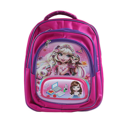 Princess Embossed School Bag 14 inch (1760)