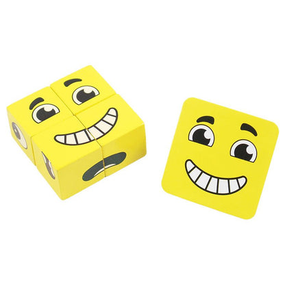 Creative Face Expression Blocks with Cards - Preschool mall - Preschool Supplies & Educational Toys