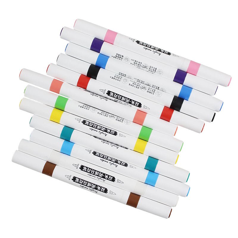 Dual Tip Colorful World Acrylic Paint Markers - Preschool mall - Preschool Supplies & Educational Toys