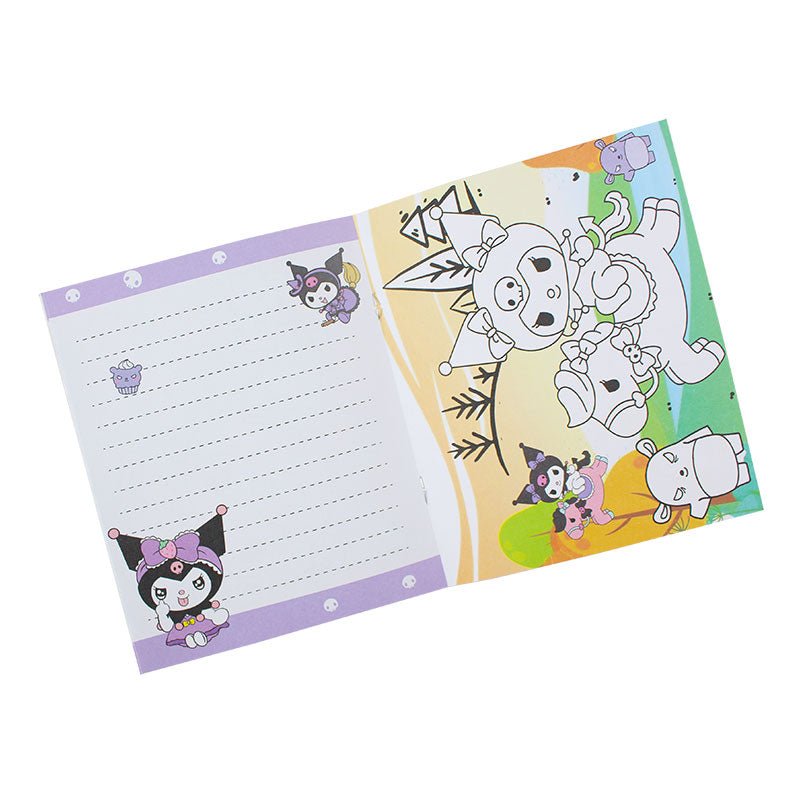 7 in 1 Happy Cartoon Stationery Set with Coloring Book - Preschool mall - Preschool Supplies & Educational Toys