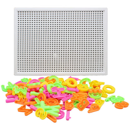 Multicolor Capital Alphabets Pin Board