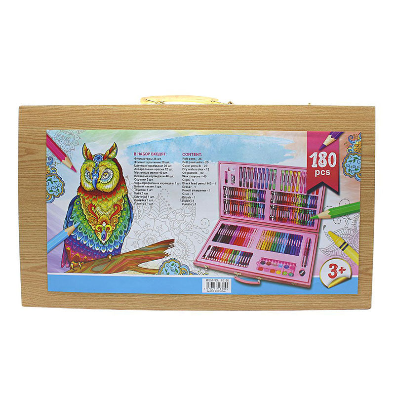 Color Kit 180 Pcs – wooden color kit for Kids – School Mall