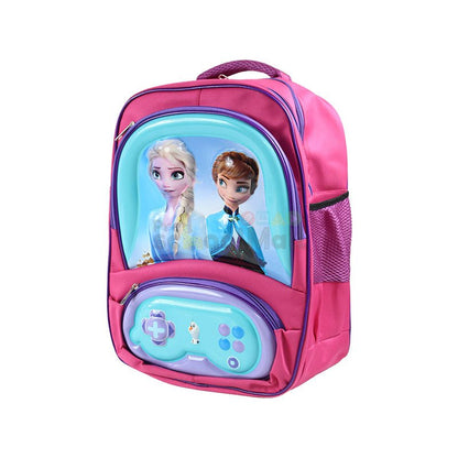 3D Embossed Frozen Trendy School Bag 16 inch 3290 - Preschool mall - Preschool Supplies & Educational Toys