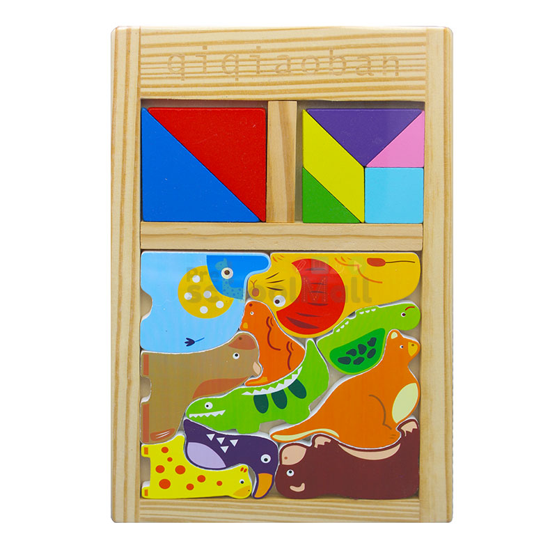 3D Tangram Board Puzzles Games