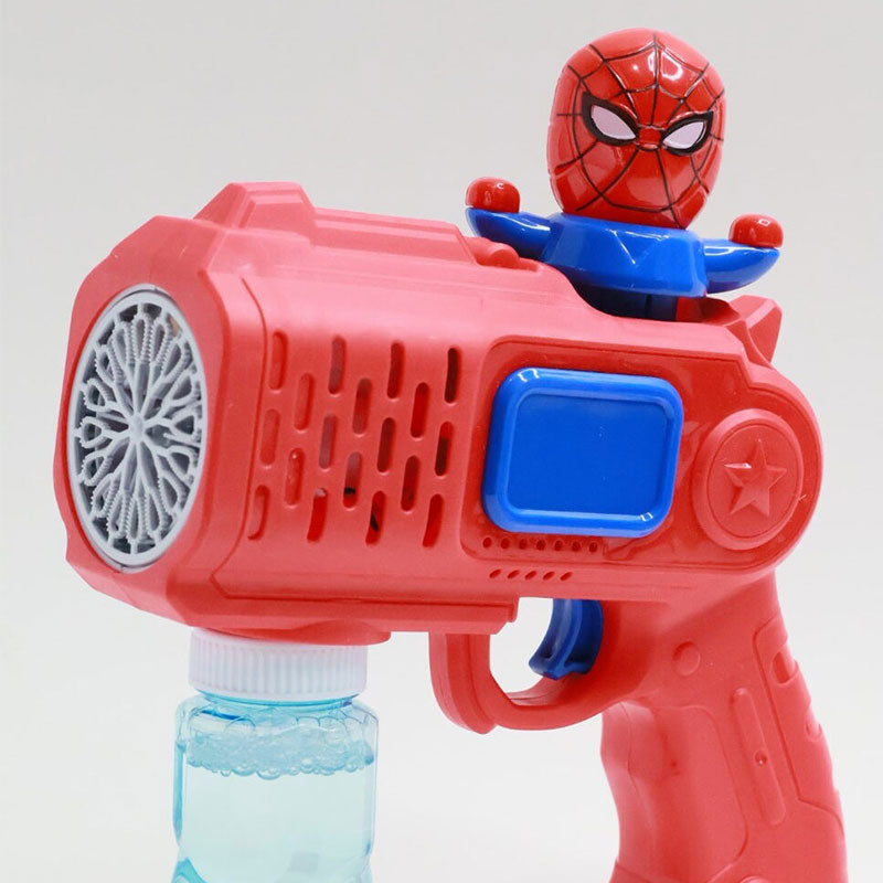 Cartoon Fun Bubble Gun with Light for Kids