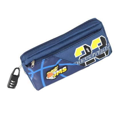 Basketball JMS Zipper Pouch with Lock - Preschool mall - Preschool Supplies & Educational Toys