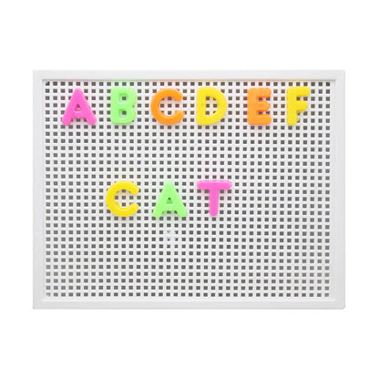 Multicolor Capital Alphabets Pin Board