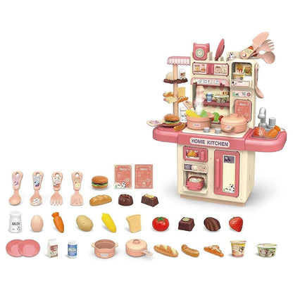 Dream Kitchen Playset with Steam, Water Tap & Cooking Accessories