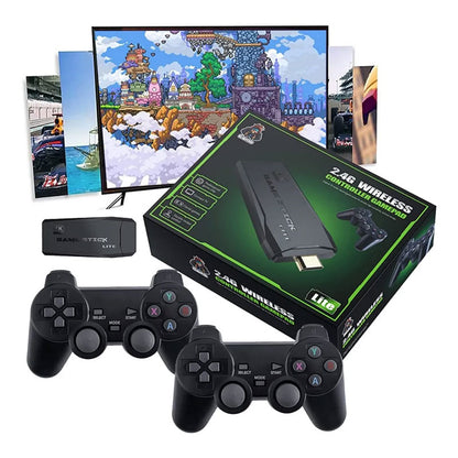 4k 20,000 Games Device with Two Wireless Controllers