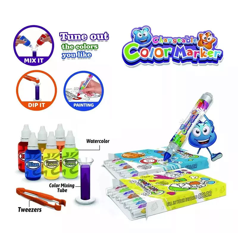 Fill in Changeable Color Marker