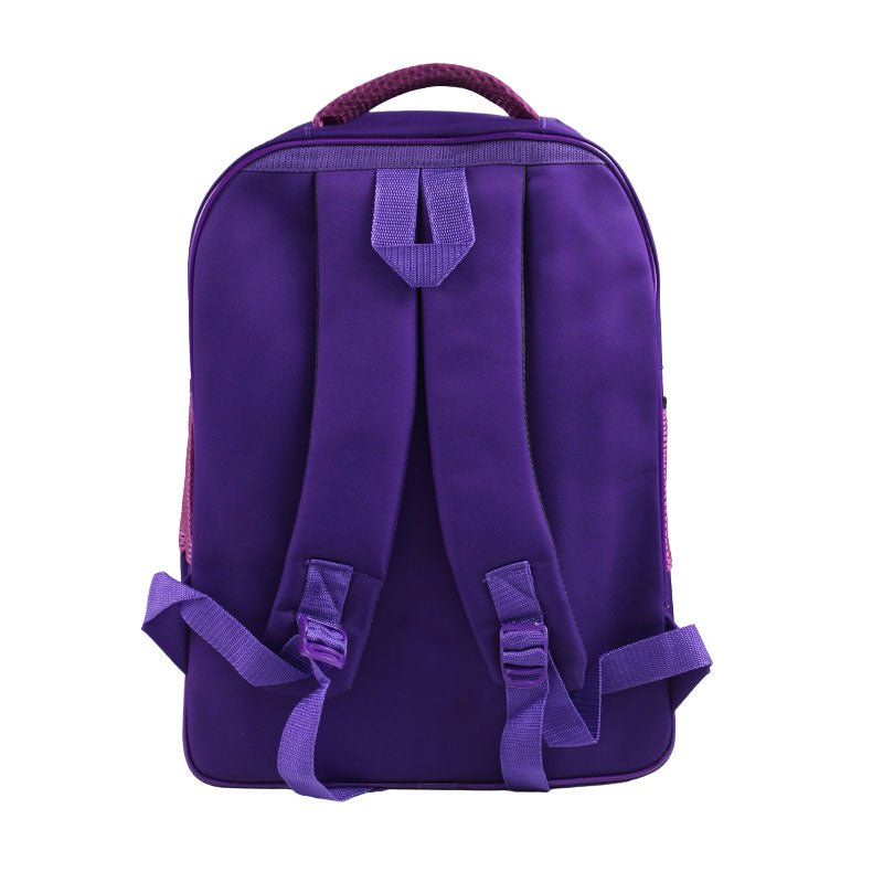3D Embossed Sofia Trendy School Bag 16 inch 3290 - Preschool mall - Preschool Supplies & Educational Toys