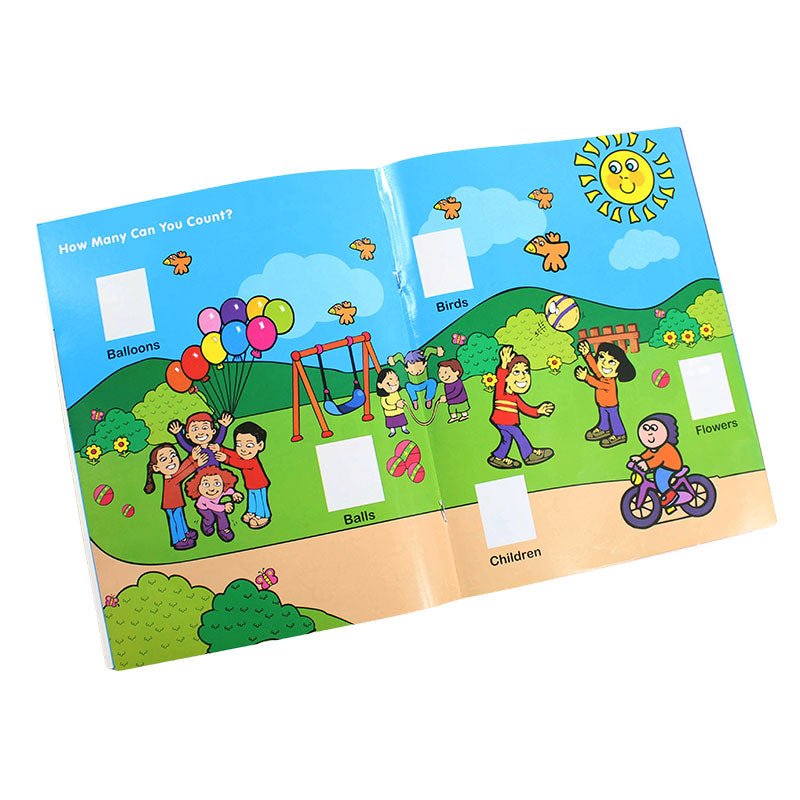 Wipe Clean Book with Marker Numbers - Preschool mall - Preschool Supplies & Educational Toys