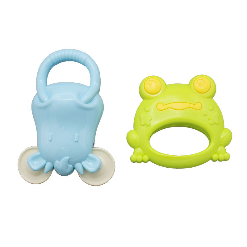 4 Pcs Baby Rattle & Teether Set