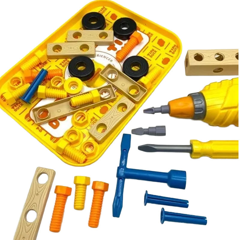 Creative Tools Set For Kids With Electric Drill Machine