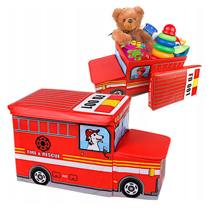 Vehicles Foldable Toy Storage Box for Kids