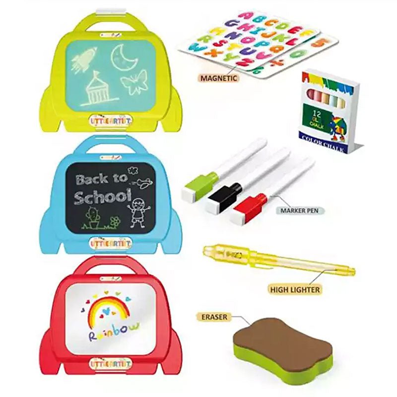 Kids 4 in 1 Creative Learning Artist Drawing Board - Preschool mall - Preschool Supplies & Educational Toys