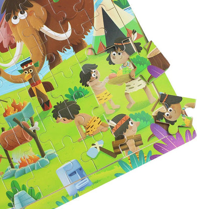 60 Pcs Kids Discovery Puzzle Board Wooden 2066 - Preschool mall - Preschool Supplies & Educational Toys