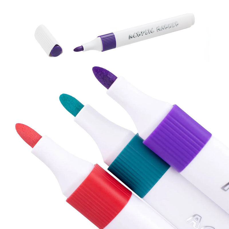 Acrylic Triangle Brighter Color Markers