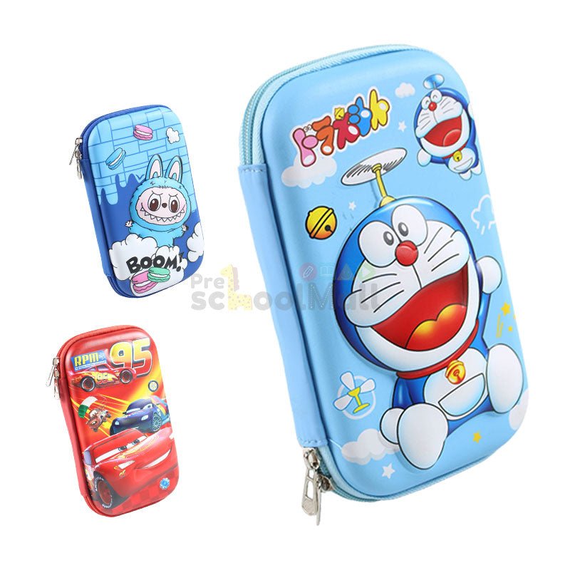3d Embossed Cartoon Pencil Case for Boys 1991 - Preschool mall - Preschool Supplies & Educational Toys