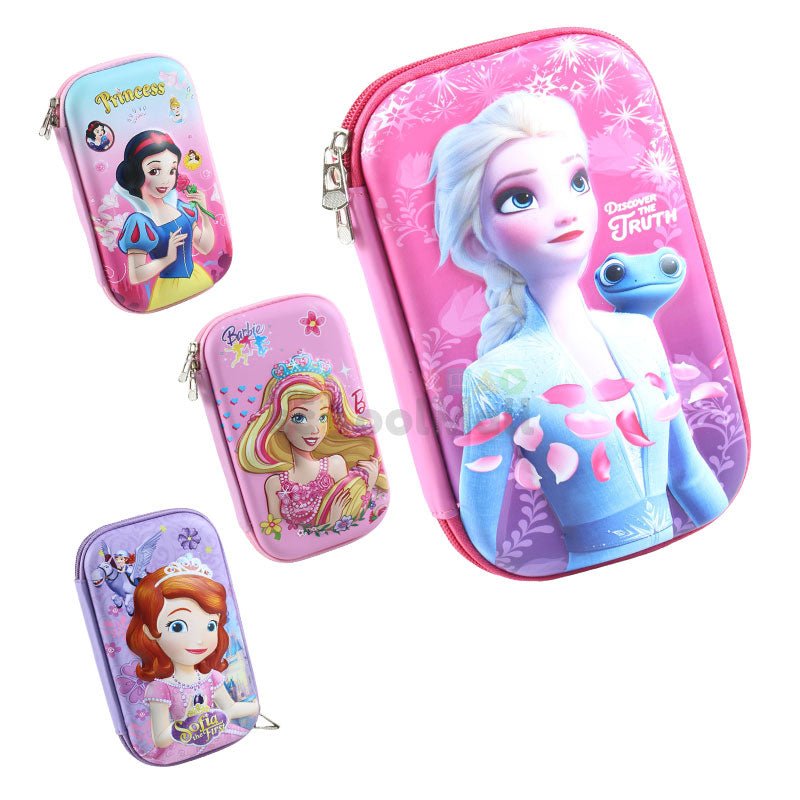 3d Embossed Cartoon Pencil Case for Girls 1991 - Preschool mall - Preschool Supplies & Educational Toys