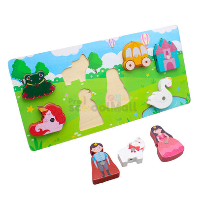 4 in 1 Puzzle & Writing Wooden Board