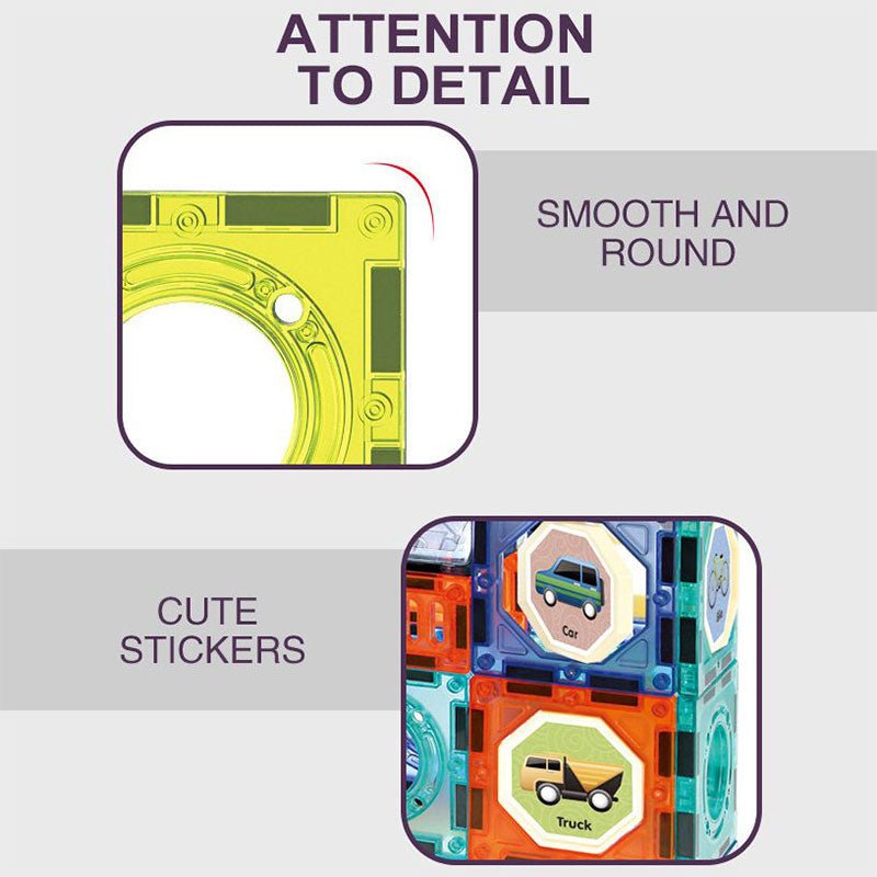 STEM DIY Magic Magnetic Building Blocks 52 Pcs - Preschool mall - Preschool Supplies & Educational Toys