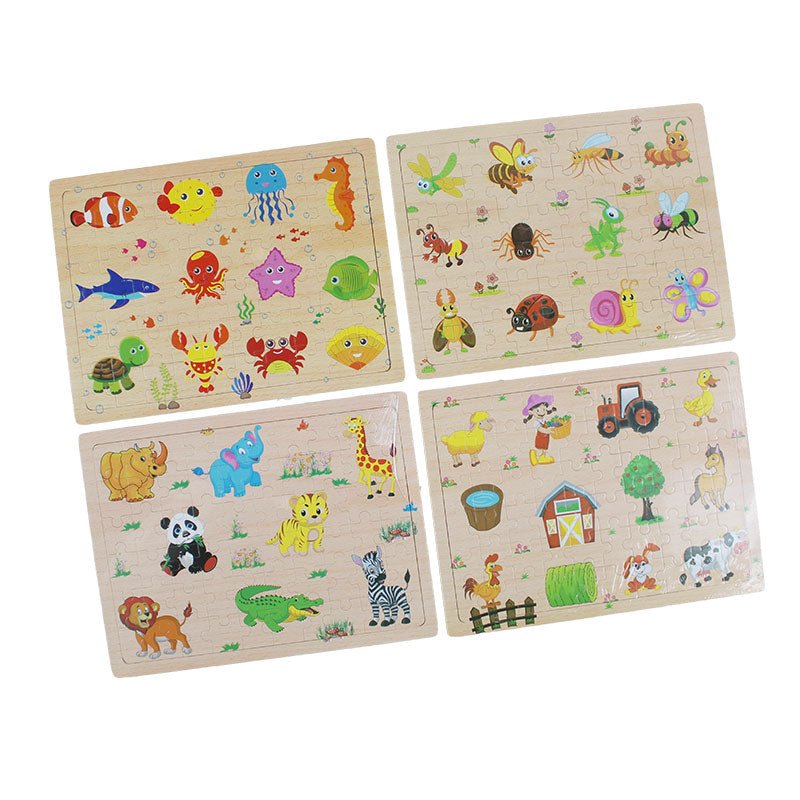 Kids Wooden Educational Puzzle Boards 1993 - Preschool mall - Preschool Supplies & Educational Toys