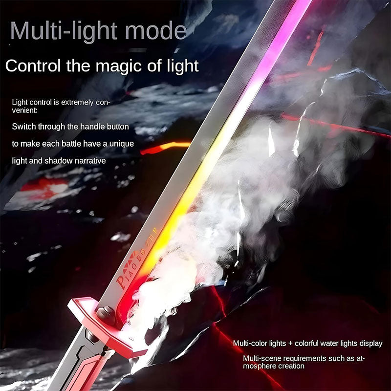 RGB Light Saber Toy Sword with LED Lights & Smoke