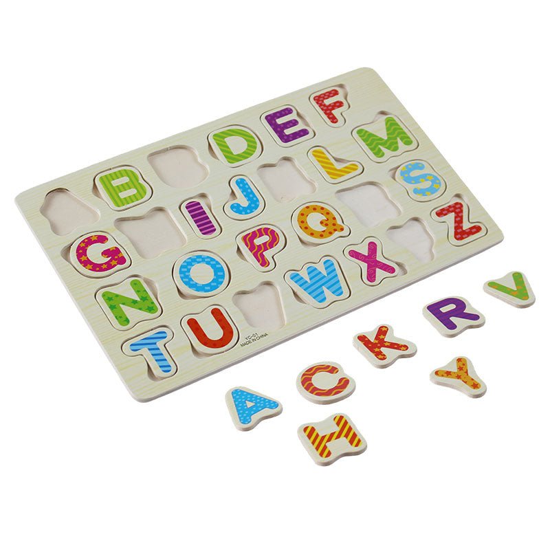 Capital & Small Alphabets Wooden Puzzle Board 2027 - Preschool mall - Preschool Supplies & Educational Toys