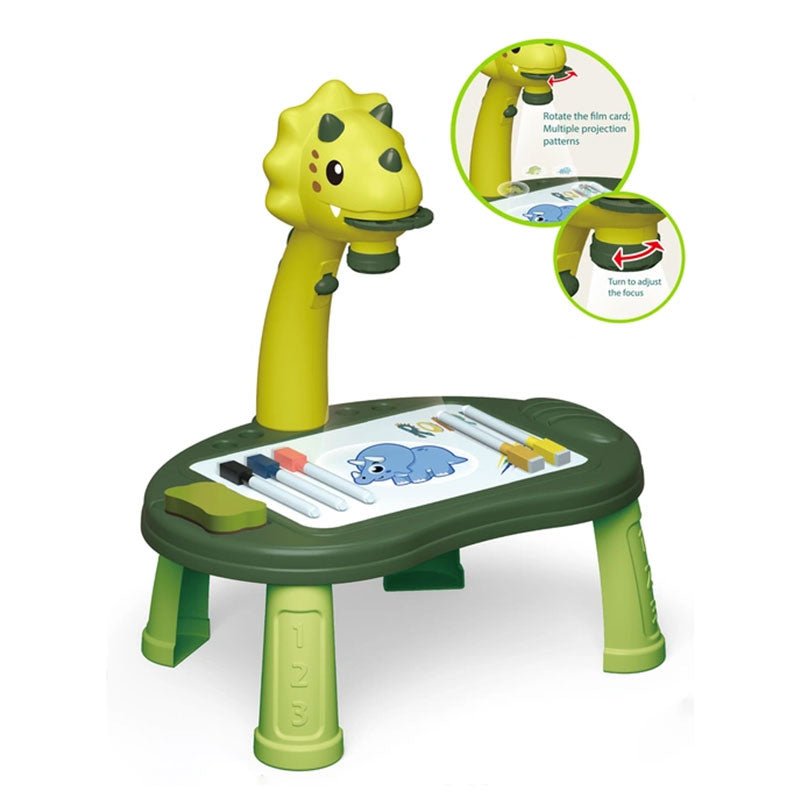Kids Doodle Early Learning Dinosaur Projector Painting Board - Preschool mall - Preschool Supplies & Educational Toys
