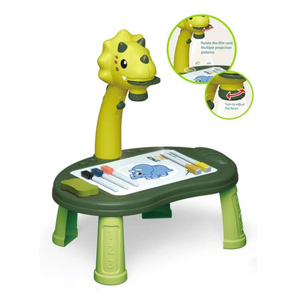 Kids Doodle Early Learning Dinosaur Projector Painting Board - Preschool mall - Preschool Supplies & Educational Toys