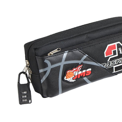 Basketball JMS Zipper Pouch with Lock - Preschool mall - Preschool Supplies & Educational Toys