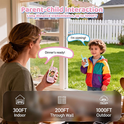 Video Walkie Talkie 2 Pcs For Kids – (Rechargeable)