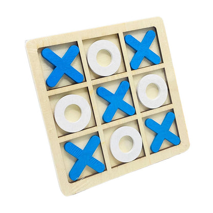 Wooden Tic Tac Toe Board Game #00751