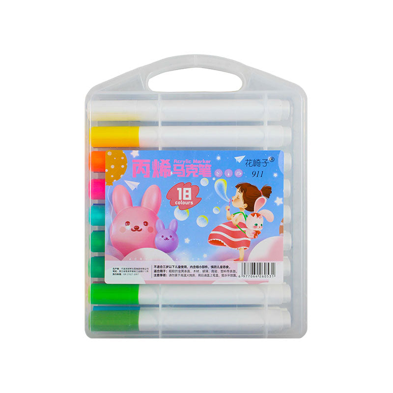 Bunny Acrylic Paint Marker 18 Pcs