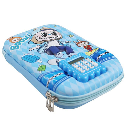 3d Embossed Pouch with Calculator for Boys 1989 - Preschool mall - Preschool Supplies & Educational Toys