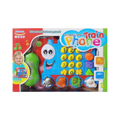 Train Phone With Music and Light - Preschool mall - Preschool Supplies & Educational Toys