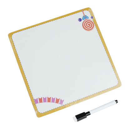 Kids Educational Double-Sided Learning & Writing Puzzle Wooden Board