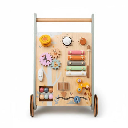 Baby Wooden 13 - in - 1 Activity Walker - Preschool mall - Preschool Supplies & Educational Toys
