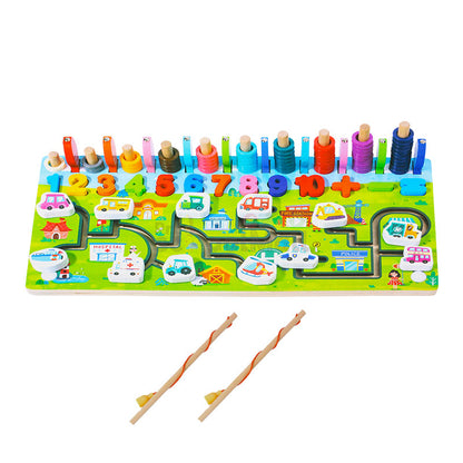 5 in 1 Multifunction Number Game Board