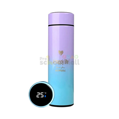 500ml Gradient Color Hot & Cold Bottle with Temperature Display