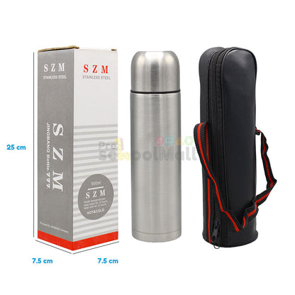 500ml Stainless Steel Water Bottle with Bag