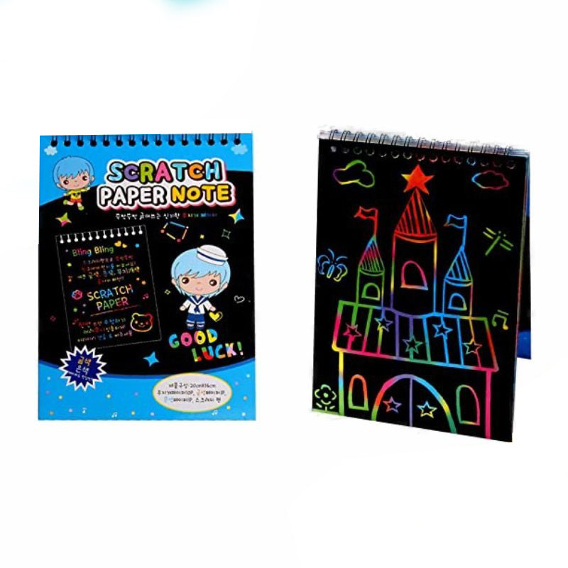Scratch Set Notebook Scratch Paper Notebook Set of 2 – Preschool mall - Preschool Supplies ...