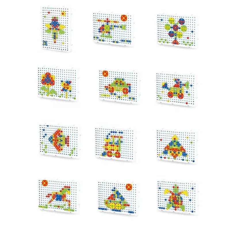 Puzzle Magic Plate DIY Education toy for kids 144 Pcs - Preschool mall - Preschool Supplies & Educational Toys