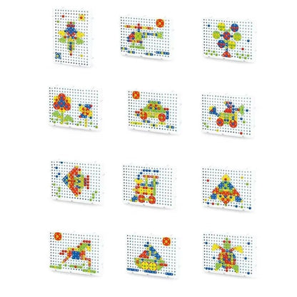 Puzzle Magic Plate DIY Education toy for kids 144 Pcs - Preschool mall - Preschool Supplies & Educational Toys