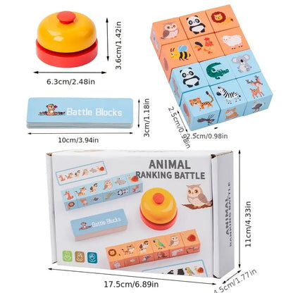 Animal Ranking Battle Blocks Puzzle Game