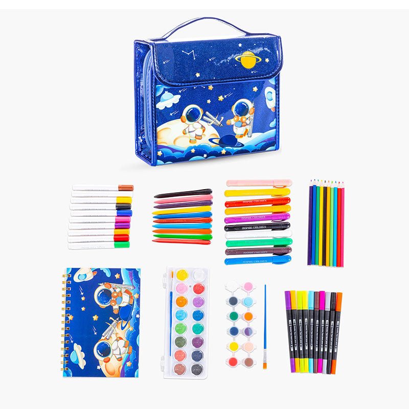 Eazy Kids 82 - Piece Art Supplies Set for Boys & Girls - Preschool mall - Preschool Supplies & Educational Toys