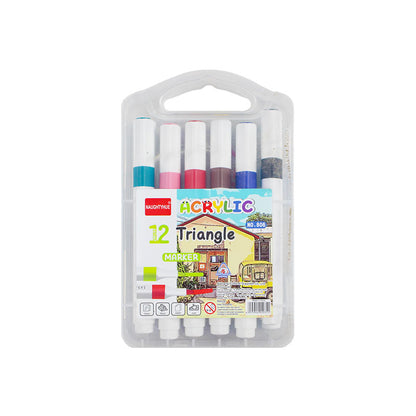Acrylic Triangle Brighter Color Markers